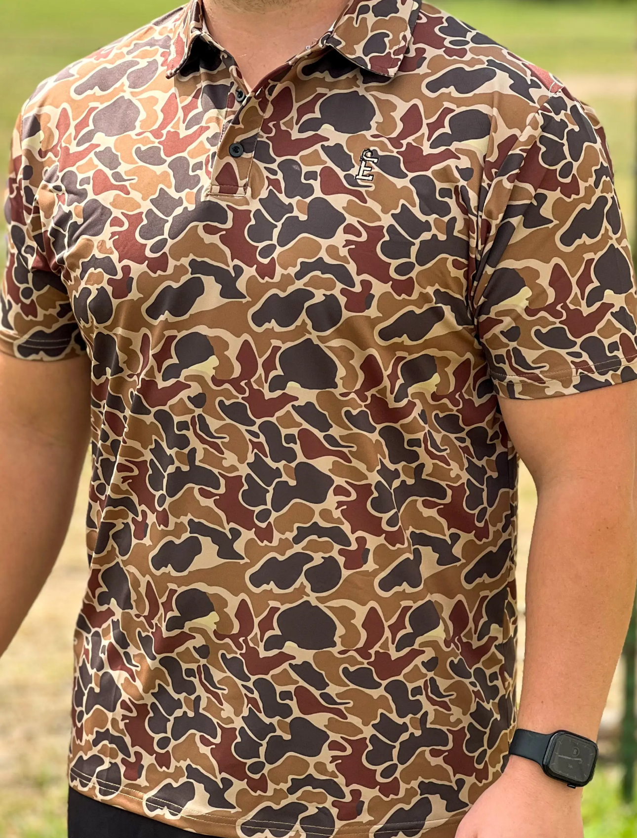 Duck Camo Golf Polo Shirt