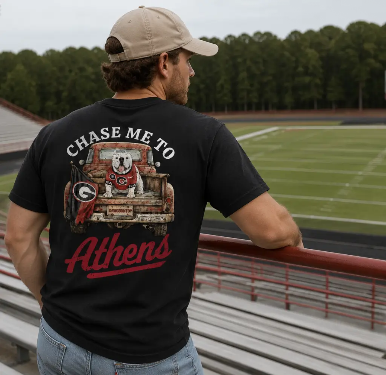 Chase Me To Athens Graphic Tee