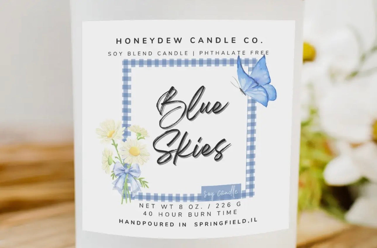 Blue Skies Candle