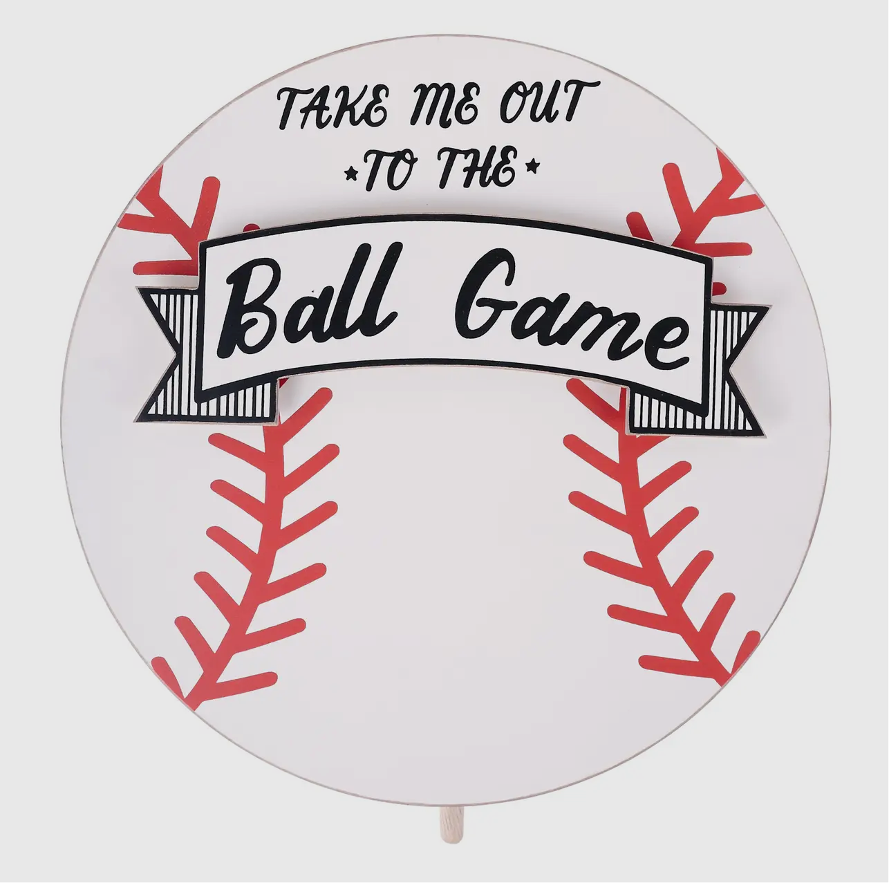 Take Me Out to the Ballgame Topper