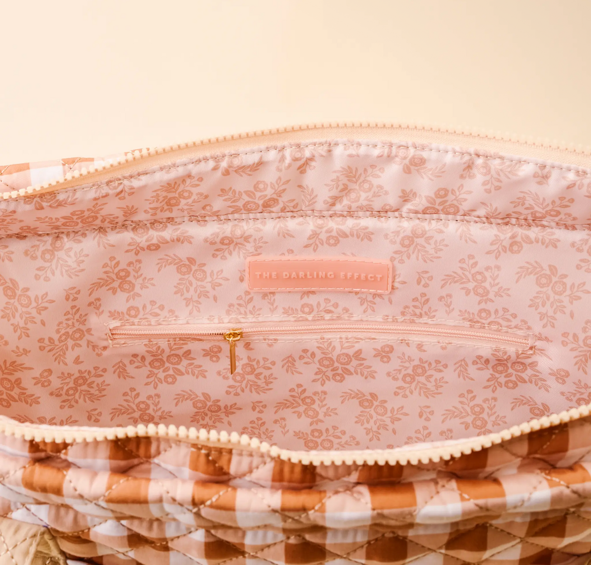Maple Gingham Everyday Quilt Tote