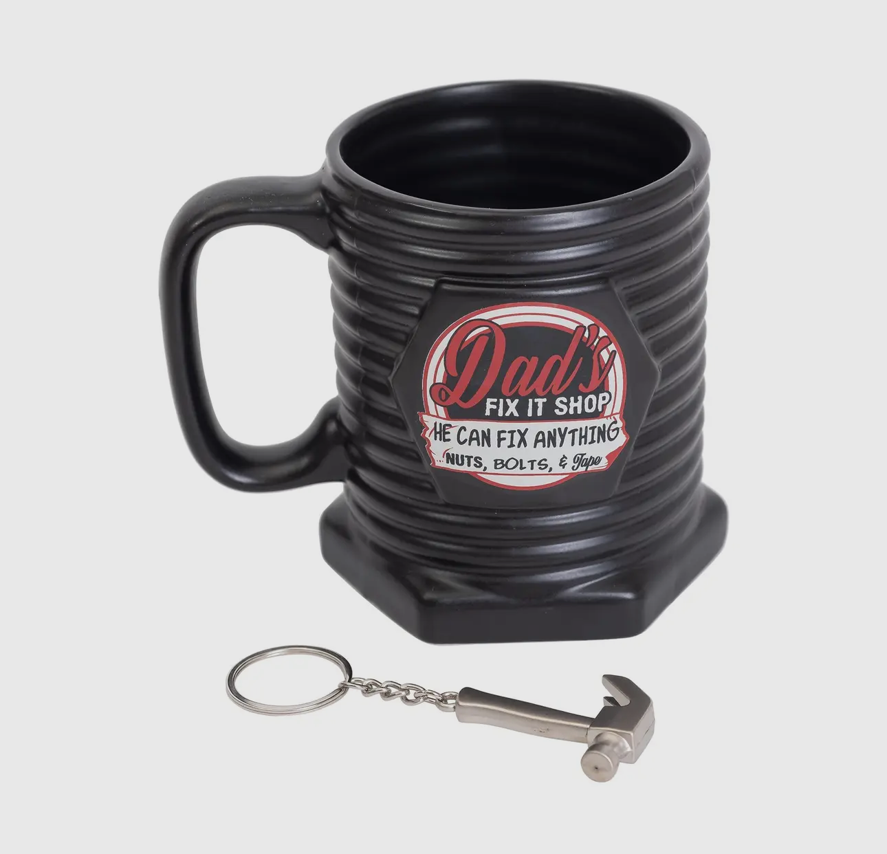 Nuts & Bolts Mug + Keychain Set