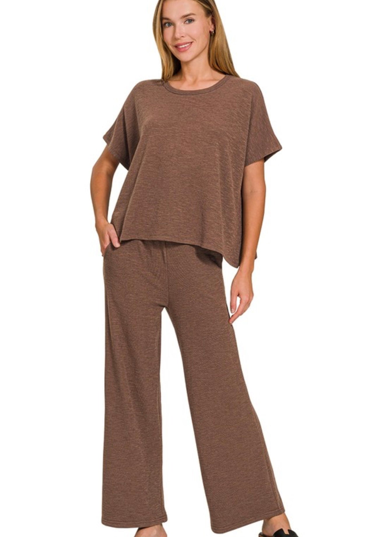 Cotton Slub Knit Set