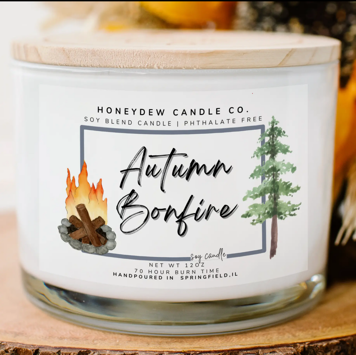 Autumn Bonfire Candle