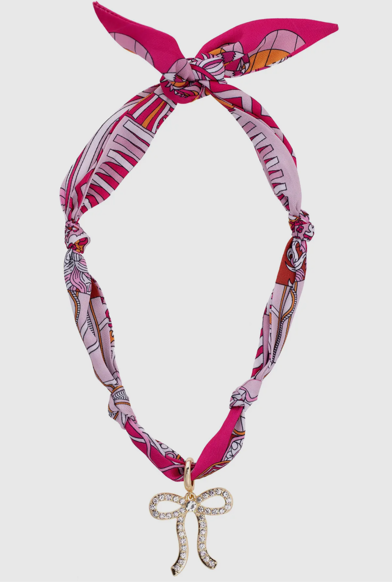 Cassie Bow Scarf Necklace