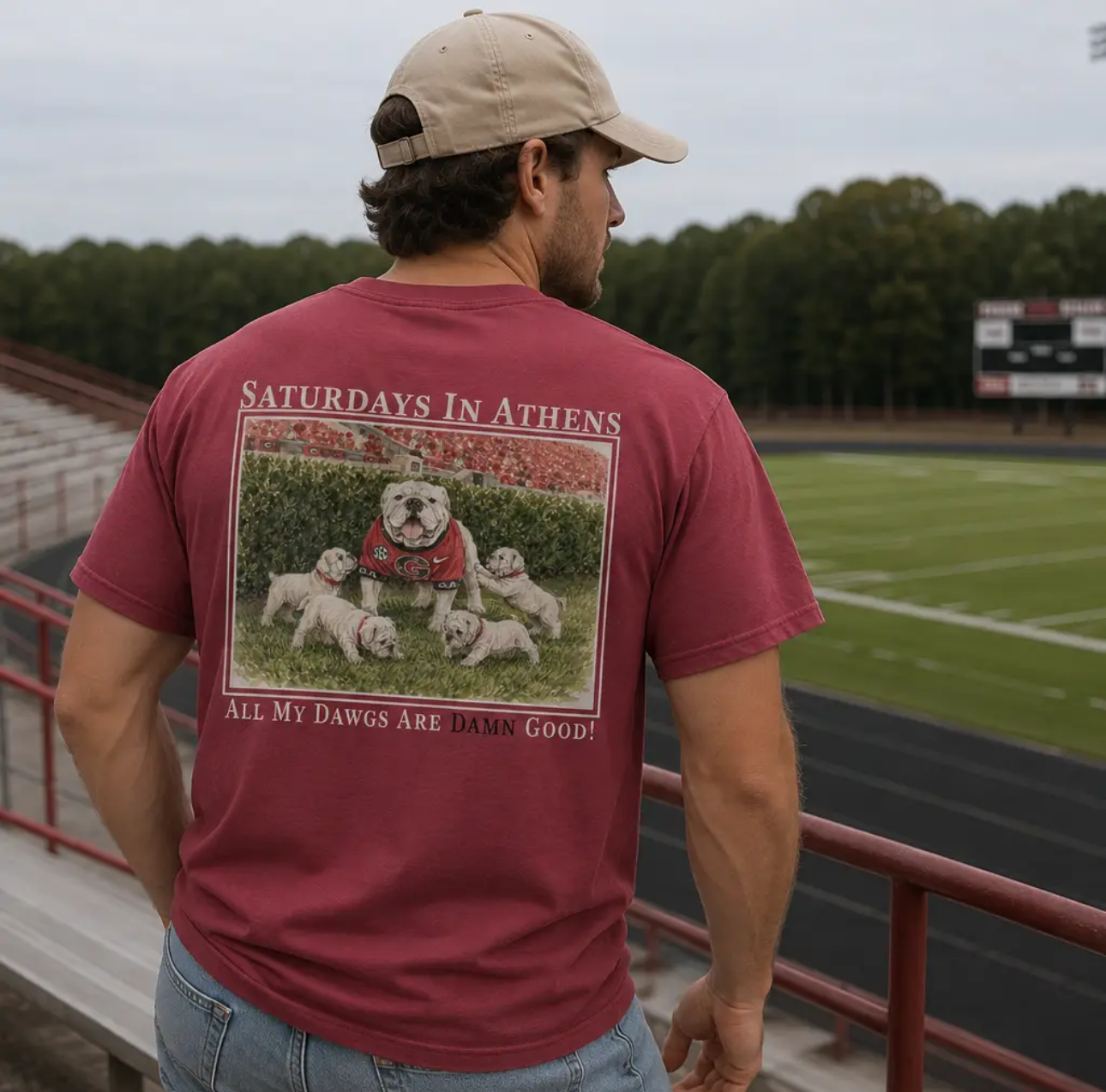 Saturdays in Athens Graphic Tee