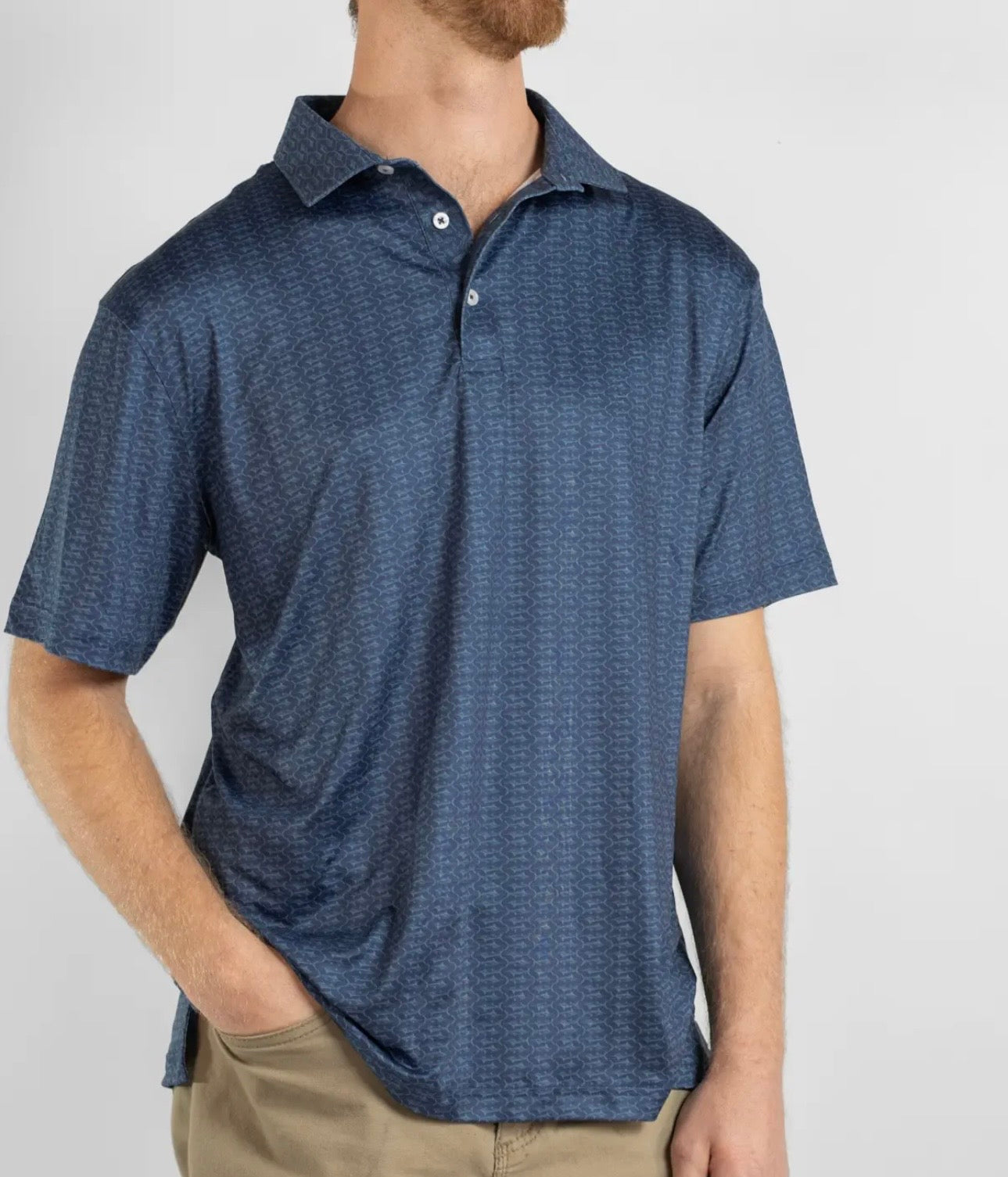 Navy Catch Performance Polo
