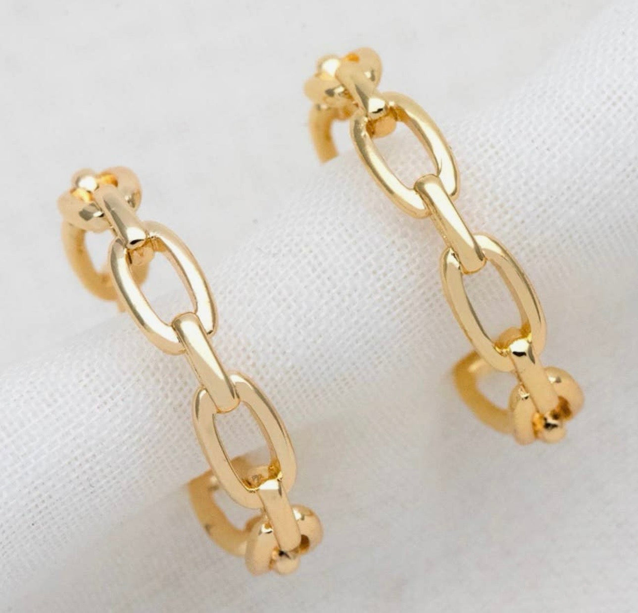 Gold Chain Link Adjustable Ring