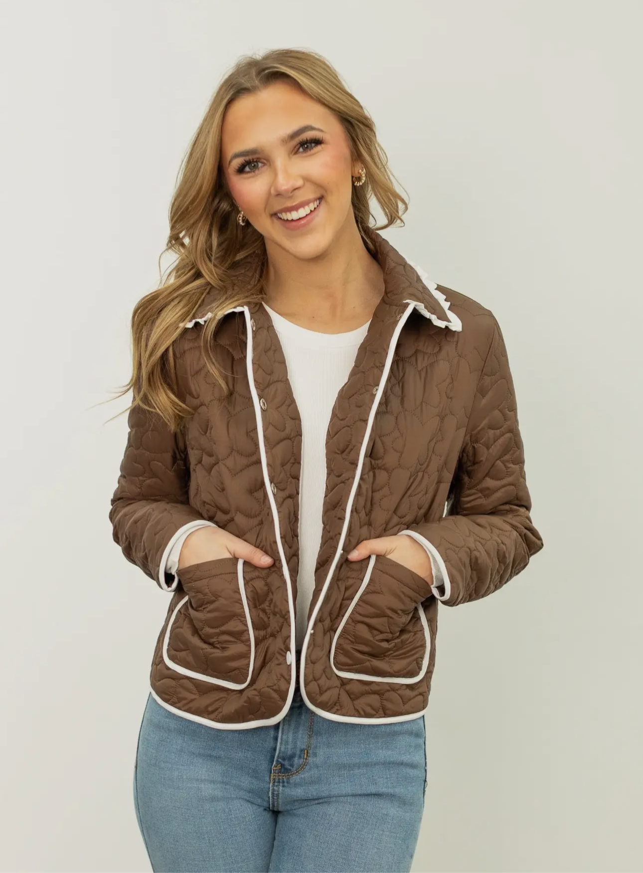 Brown Quilt Jacket