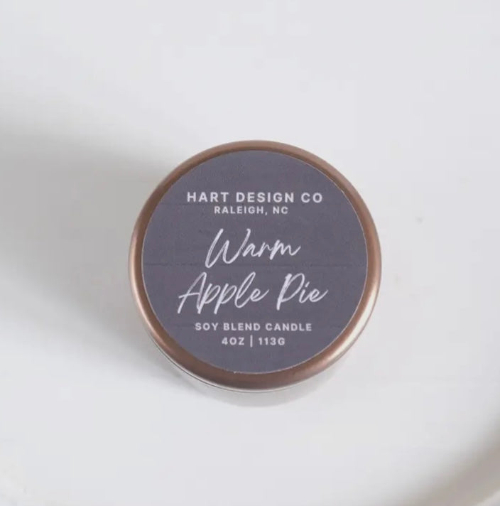 Warm Apple Pie Tin Candle
