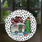 Merry Christmas Camper Door Hanger