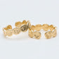 Hammered Gold Adjustable Ring