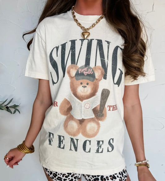 Baseball Teddy Graphic Tee