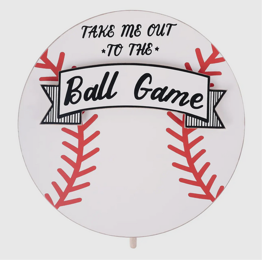 Take Me Out to the Ballgame Topper