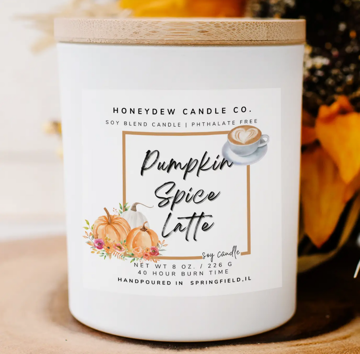 Pumpkin Spice Latte Candle
