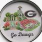 Georgia Landmark Round Tray