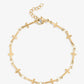 Gold Cross Charm Bracelet