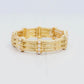 Worn Gold Pearl Bracelet