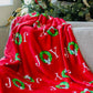 Joy Wreath Red Throw