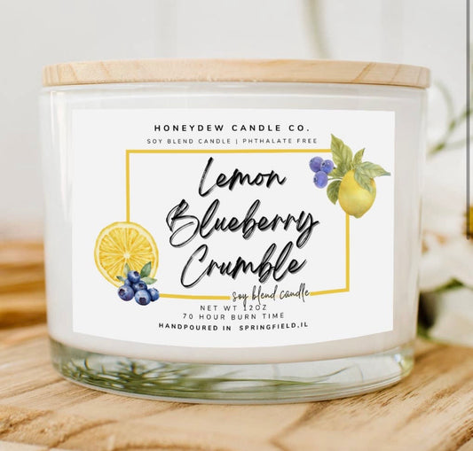 Lemon Blueberry Crumble Candle