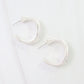 Old Augustine Silver Hoop Earrings