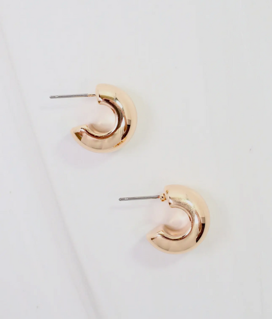 Branford Huggie Hoop Earrings