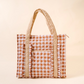 Maple Gingham Everyday Quilt Tote