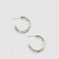 Classic Silver Hoop Earrings