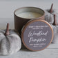 Woodland Pumpkin Tin Candle