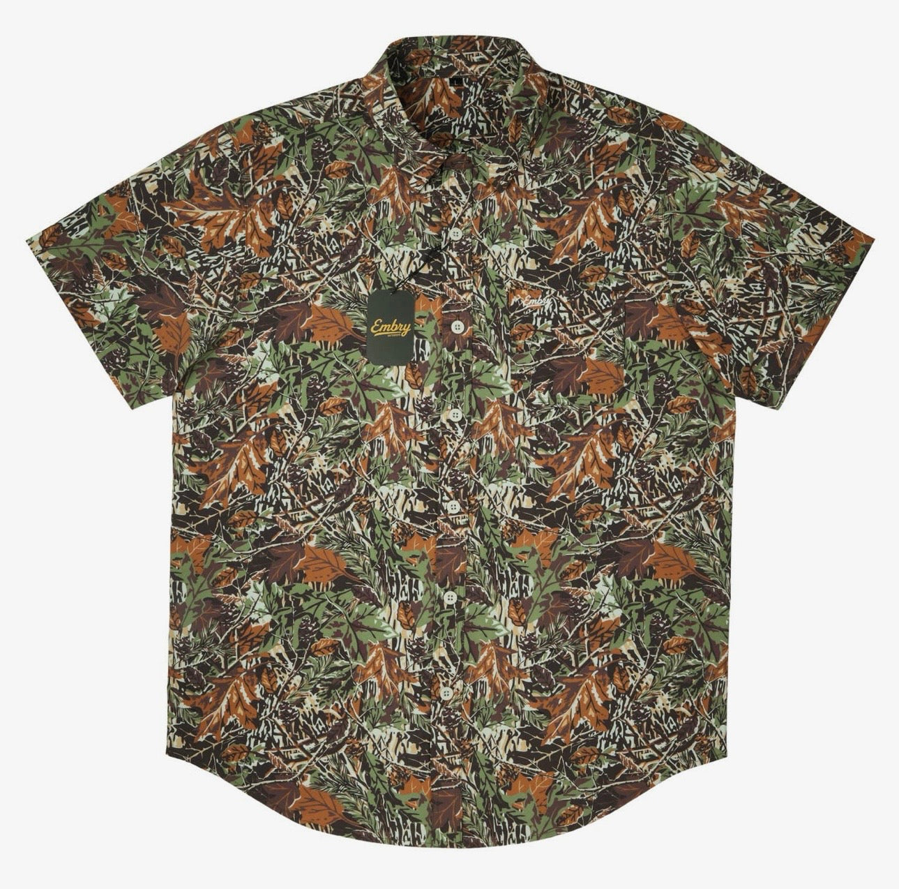 Forest Performance Button Up Shirt