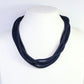 Navy Cord Layered Necklace
