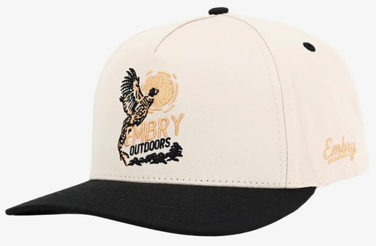 Cream & Black Flush Hat