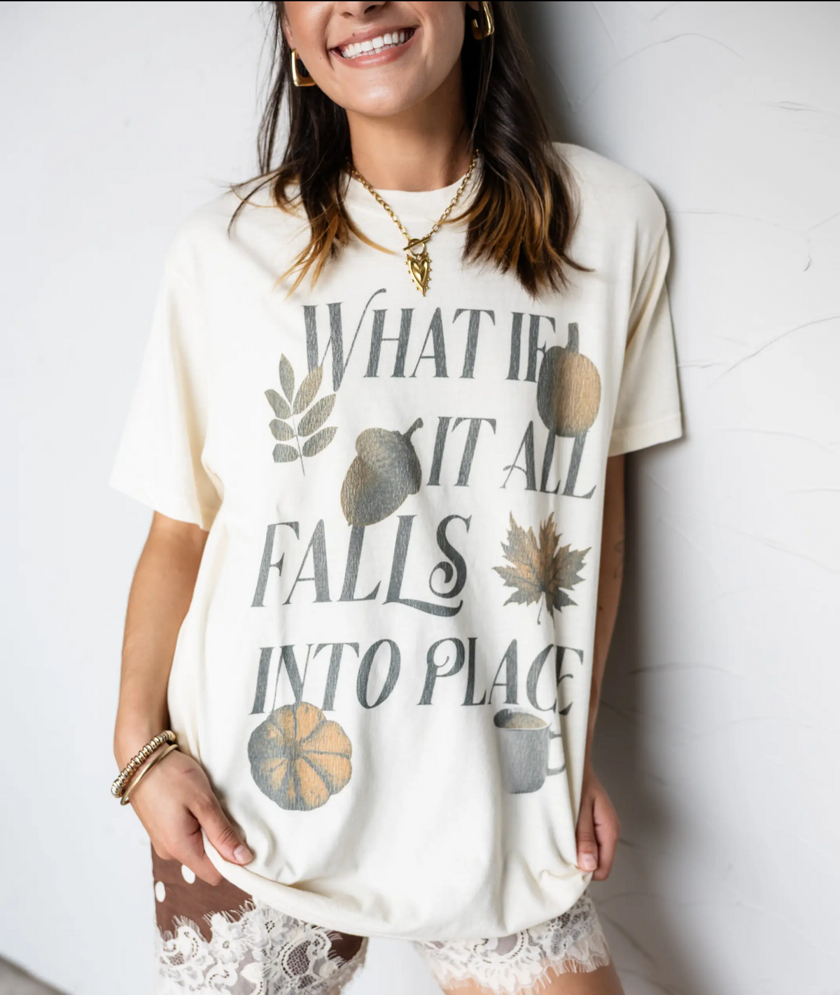 Falls Into Place Graphic Tee