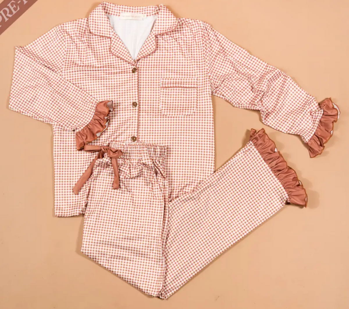 Maple Gingham Sweet Dreams Pj’s