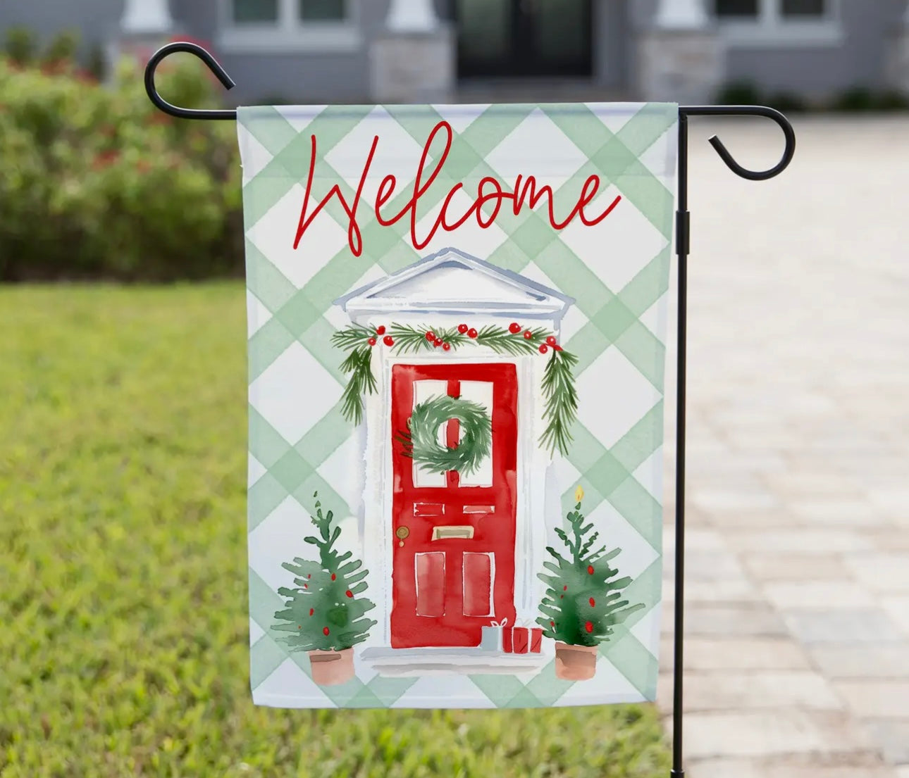 Welcome Christmas Garden Flag