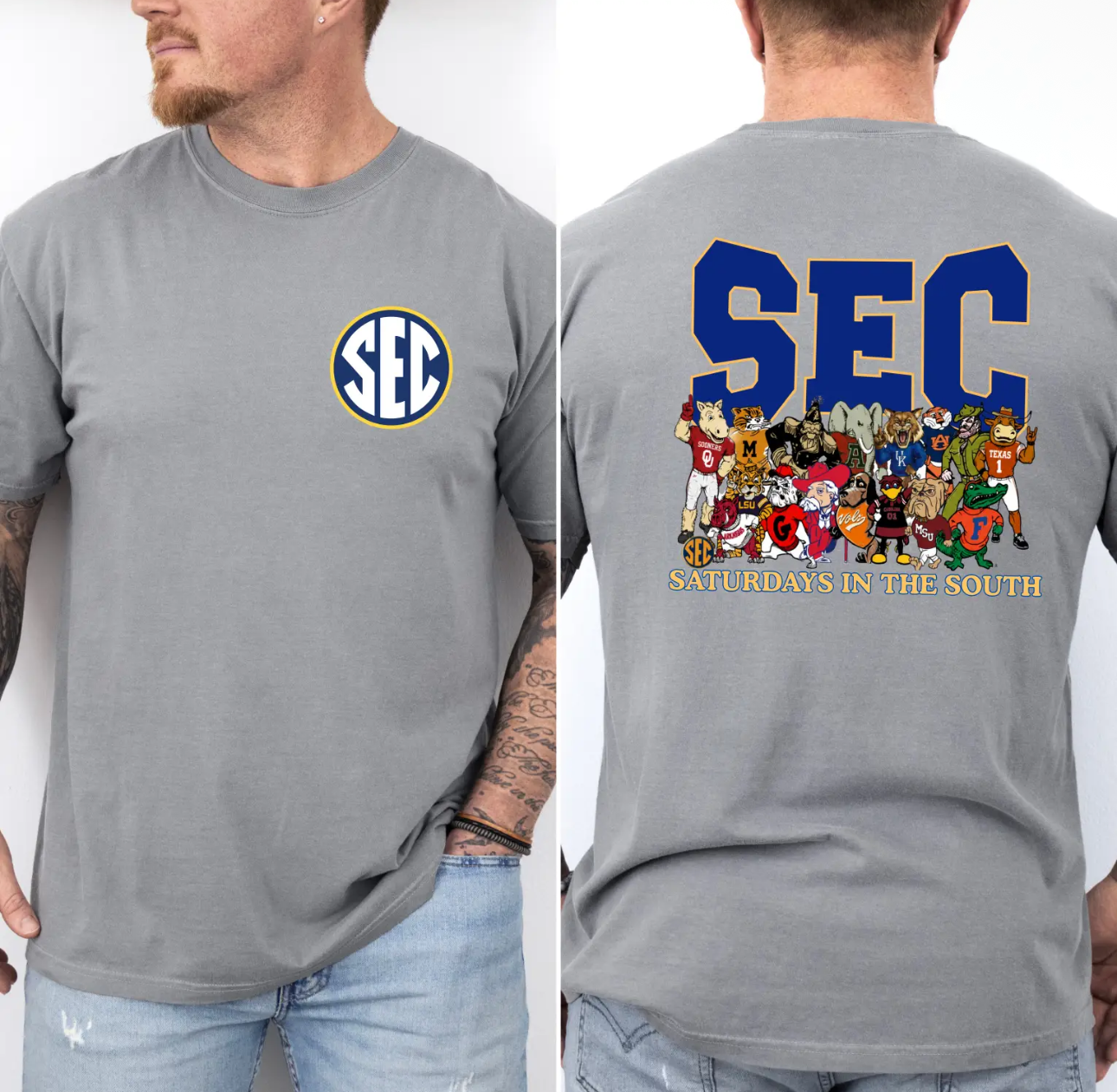 SEC Mascots Graphic Tee
