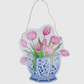 Chinoiserie Tulip Door Hanger