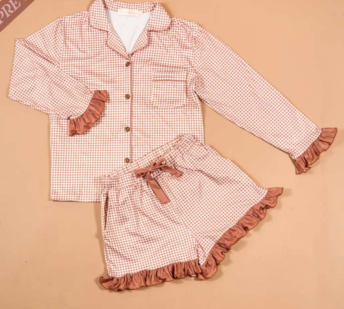 Maple Gingham Sweet Dreams Pj’s