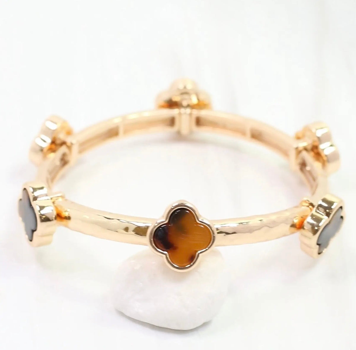 Tortoise Clover Bracelet