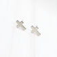 Silver Cross Earrings