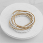 Silver & Gold Bracelet Set