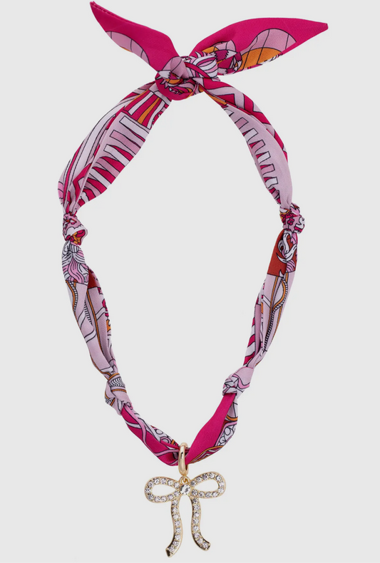 Cassie Bow Scarf Necklace