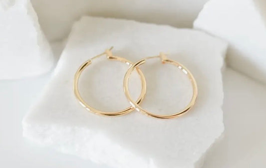 Michelle Gold Hoop Earrings