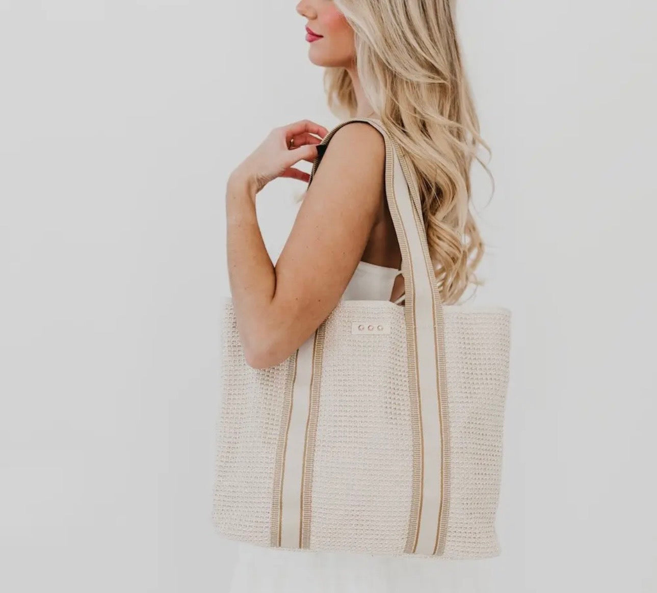 Ruby Woven Tote Bag, VARIOUS
