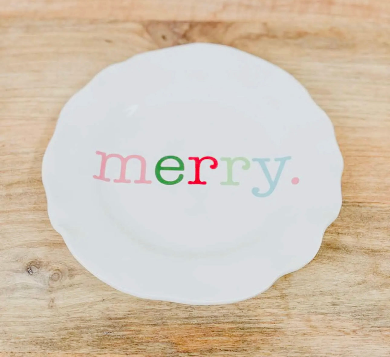 Merry Multicolor Plate