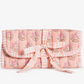 Layla Pink Quilted Jewelry Roll