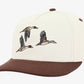 Cream & Brown Chasin Tail Hat