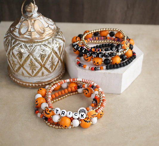Halloween Beaded Bracelet Set, VARIOUS