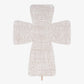 Textured White Cross Topper