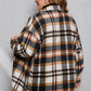 Plaid Print Shacket